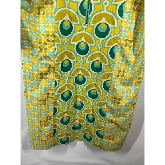 Uncle Frank Made in USA V neck flare sleeve Dress 100% cotton size extra small - Picture 9 of 9